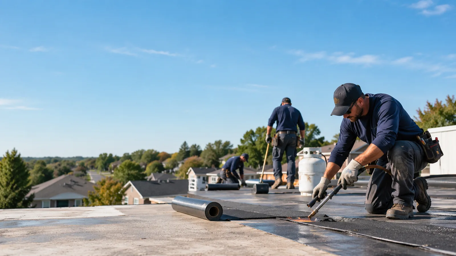 Flat Roof Leak Repair providers in Bringhurst, IN